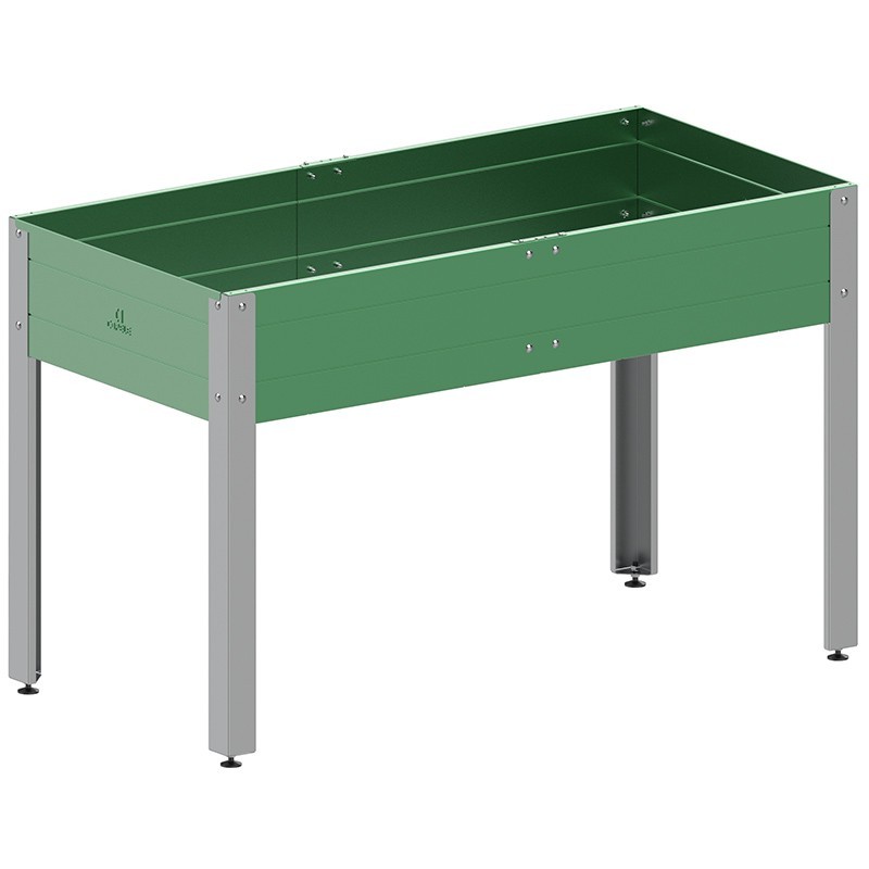Metalen kweektafel 146x72 cm op poten