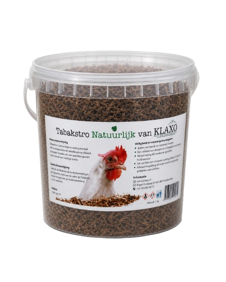 Tabaksstro 5 liter emmer klaxo