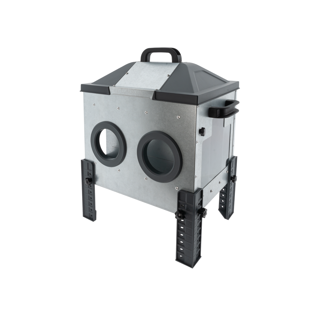 Robust voerbak 12 KG Gaten afbeelding 2