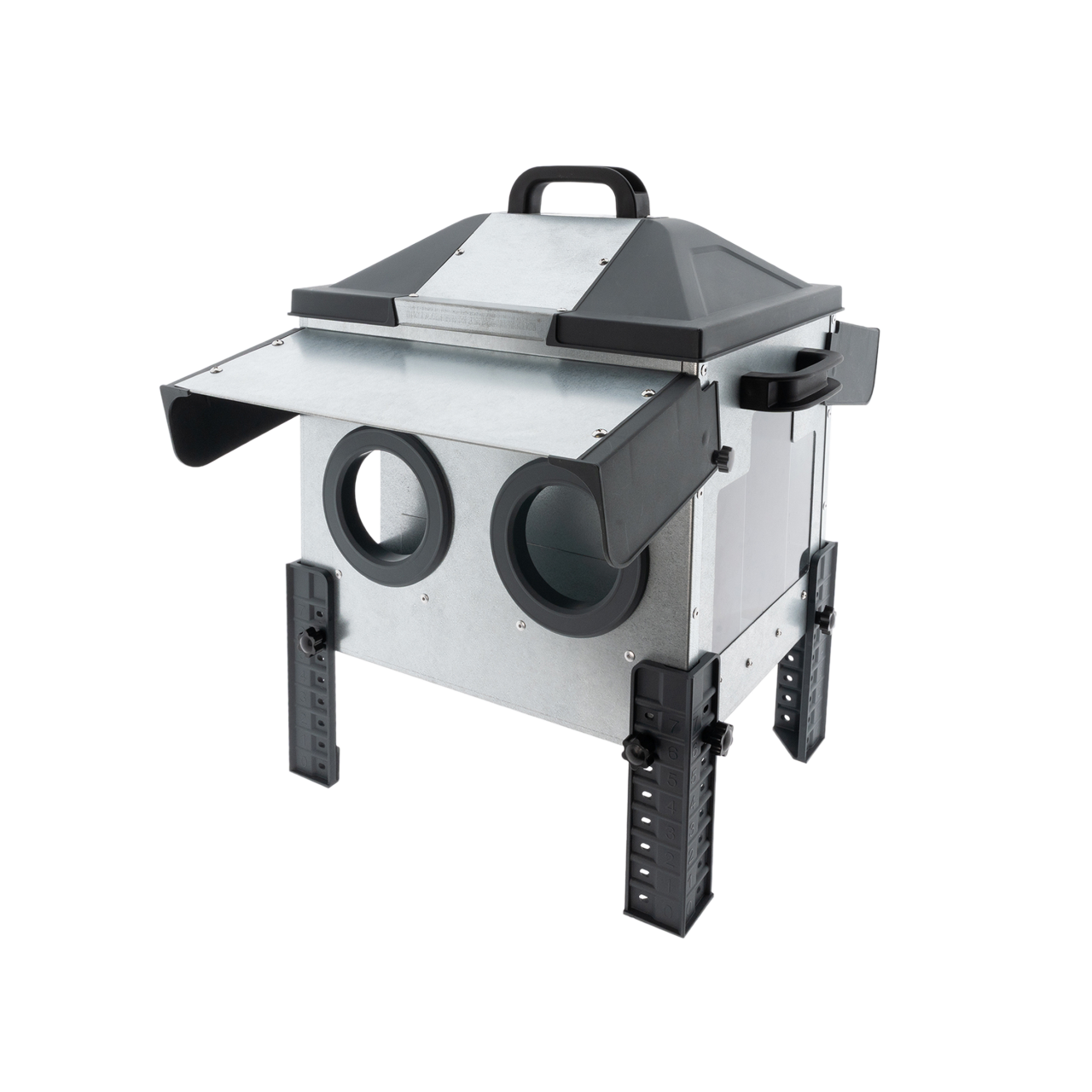 Robust voerbak 12 KG Gaten