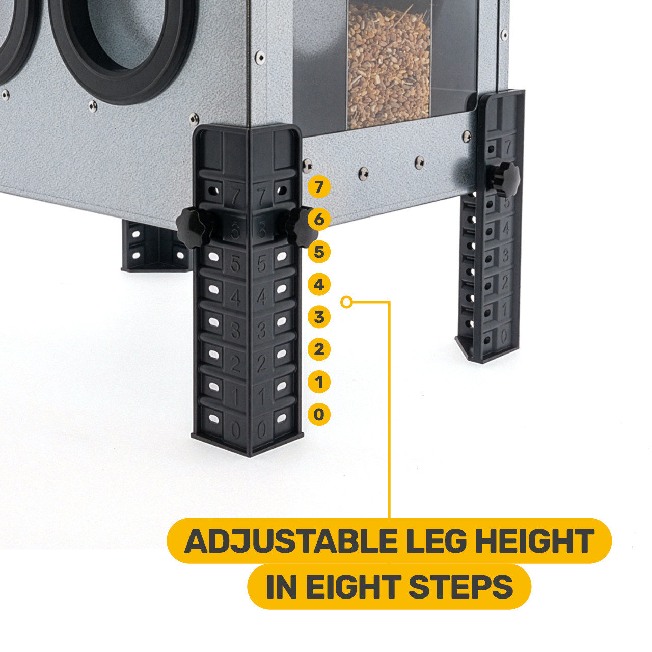 Robust voerbak 18 KG Gaten afbeelding 6