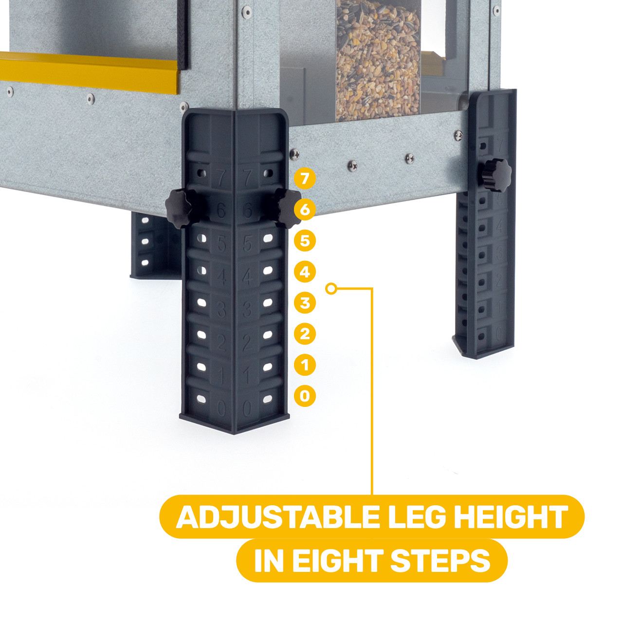 Robust voerbak 24 KG Open afbeelding 6