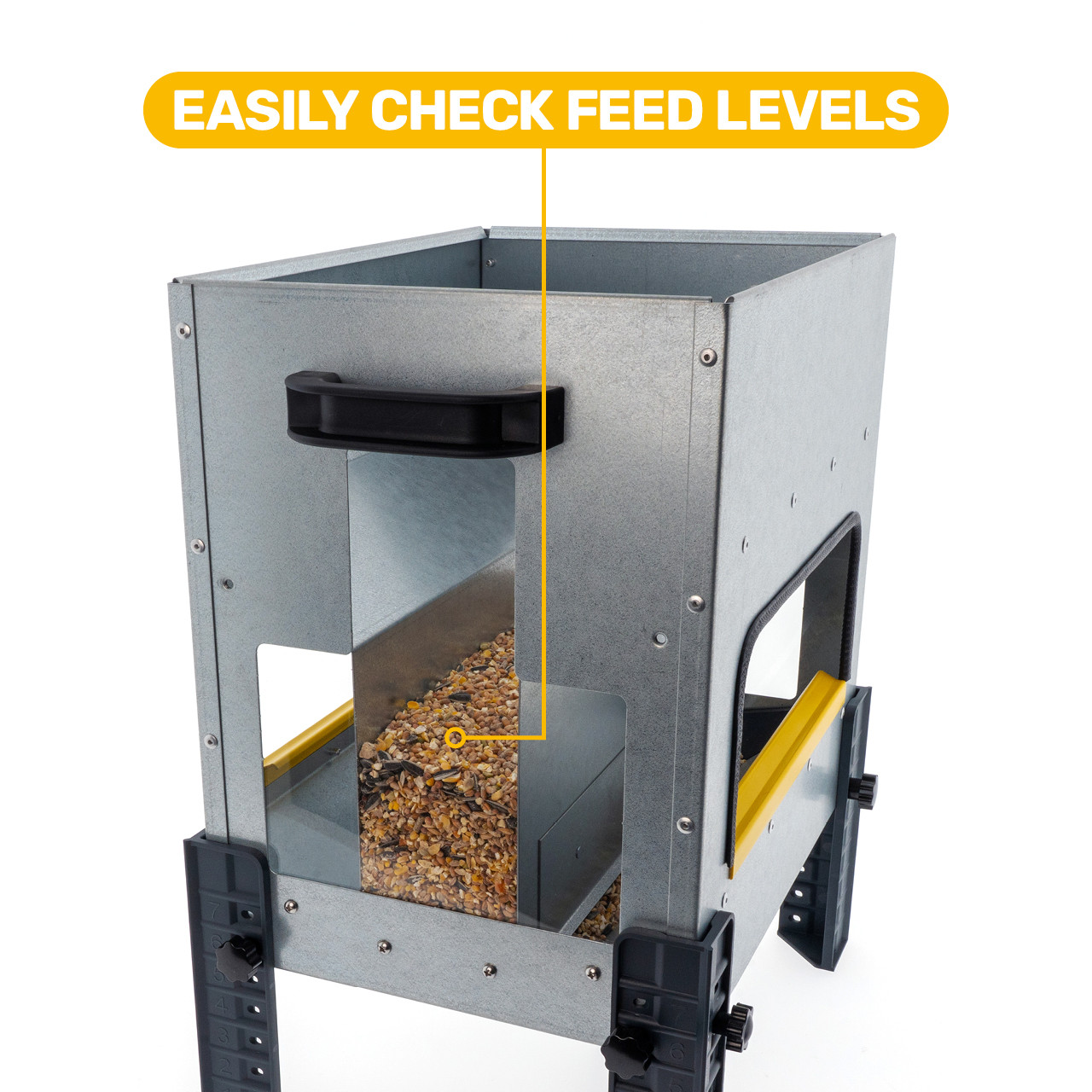 Robust voerbak 24 KG Open afbeelding 7