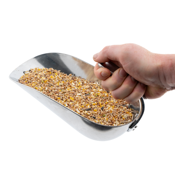 Voerschep aluminium inwendige handgreep 26 cm M afbeelding 2