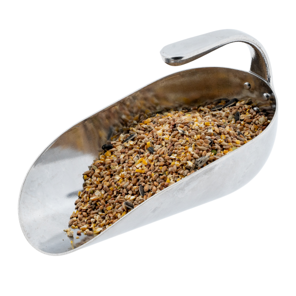 Voerschep aluminium inwendige handgreep 26 cm M