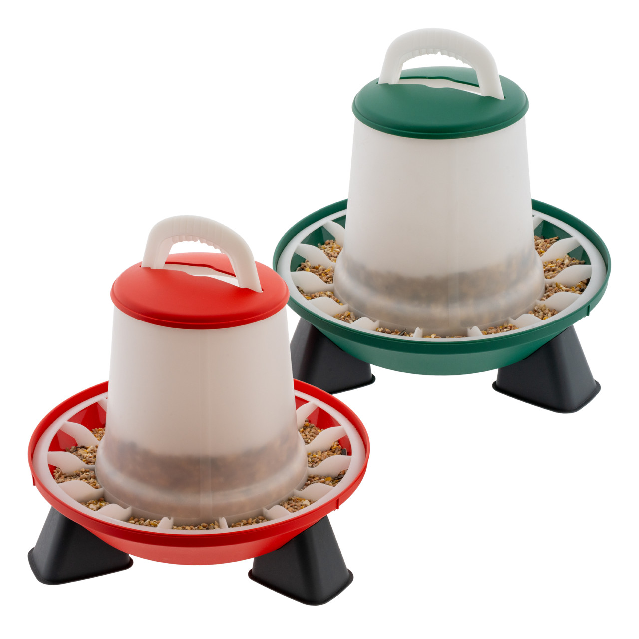 Voersilo 2-level 6 KG Groen afbeelding 6